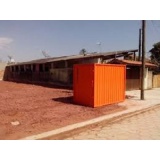 locação de container para obra preço Arajua